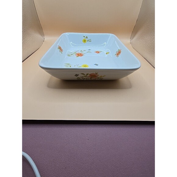Country Flowers By Andrea Oven To Table Cookware 9607 10.5”X 8”x2" Baking Dish - Picture 4 of 8